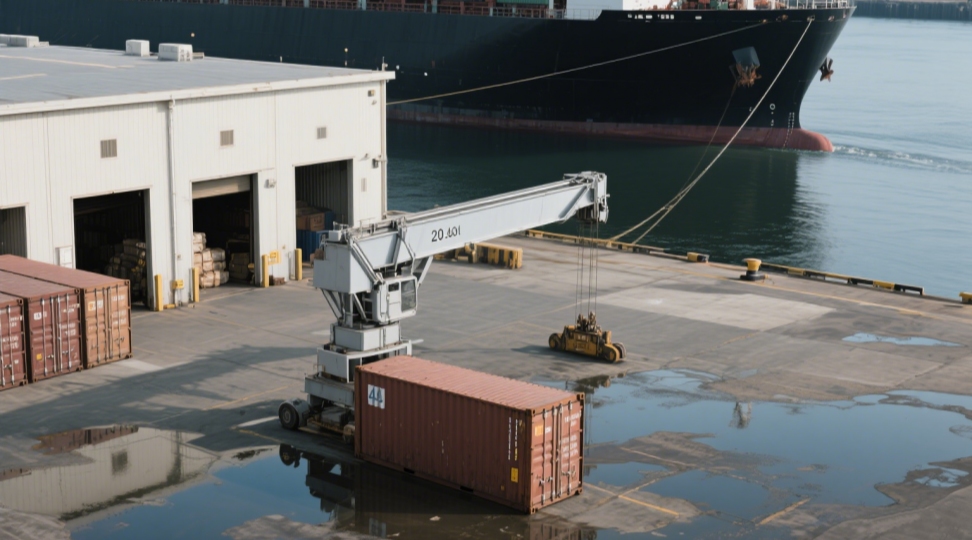 Illustrated comparison of five types of ISO containers: dry, reefer, open-top, flat rack, and tank container.