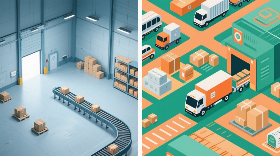 lean vs agile supply chain strategy comparison showing cost efficiency and flexibility