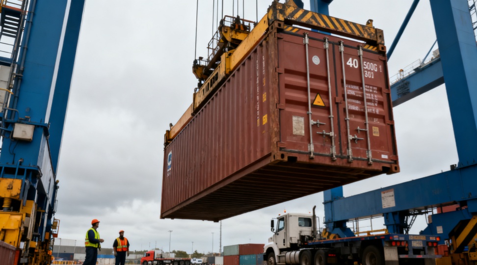 Route: Shanghai → Lagos — Direct sea shipping from China to Nigeria.