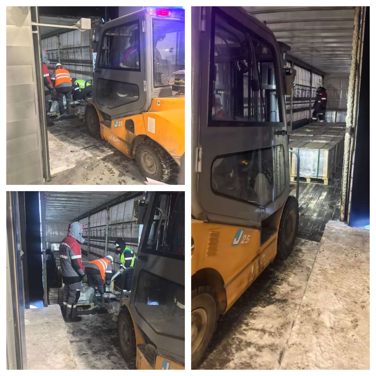Manzhouli-Zabaikalsk Border Crossing for TIR Trucks TIR truck waiting at Manzhouli border crossing between China and Russia for customs clearance